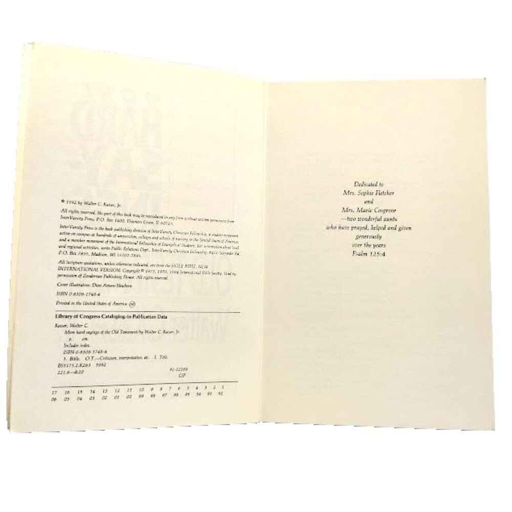 Lot 3 Hard Sayings Books of the Old Testament of More Old Testament of Paul Vtg - Picture 7 of 8